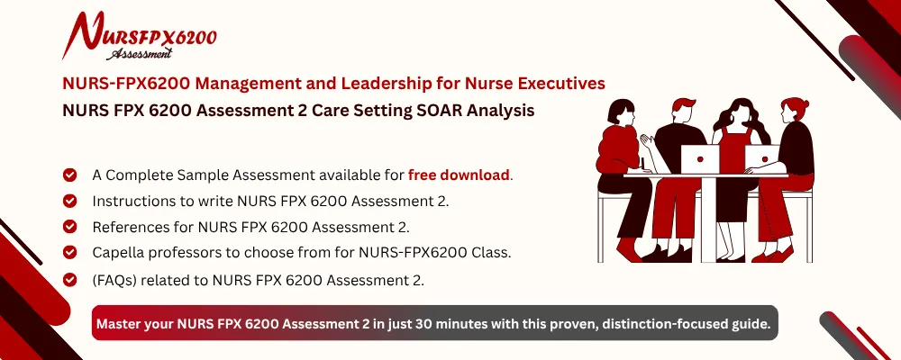 NURS FPX 6200 Assessment 2 Care Setting SOAR Analysis