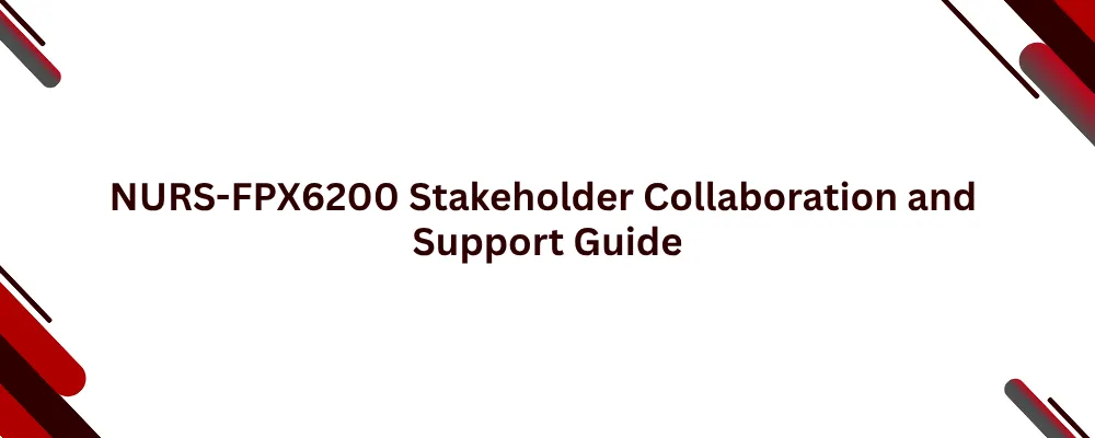 NURS-FPX6200 Stakeholder Collaboration and Support Guide